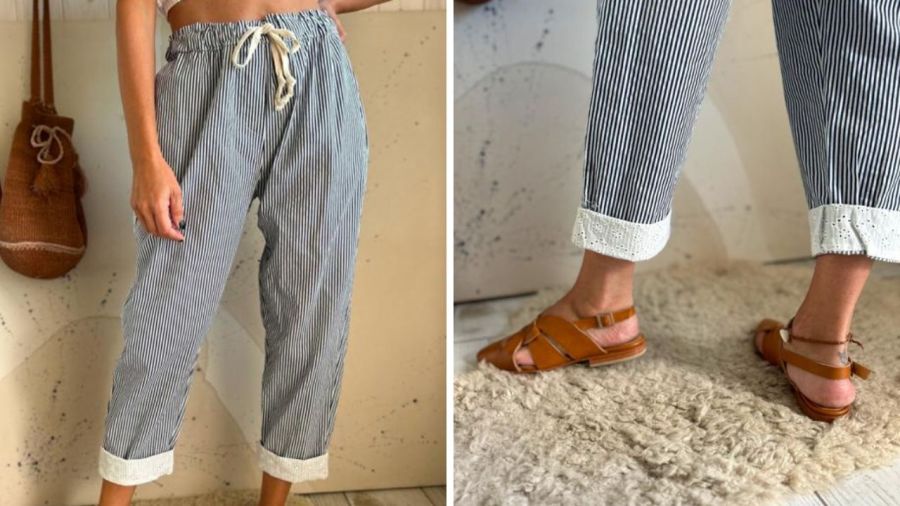 Los pantalones en tendencia de Nicole Neumann