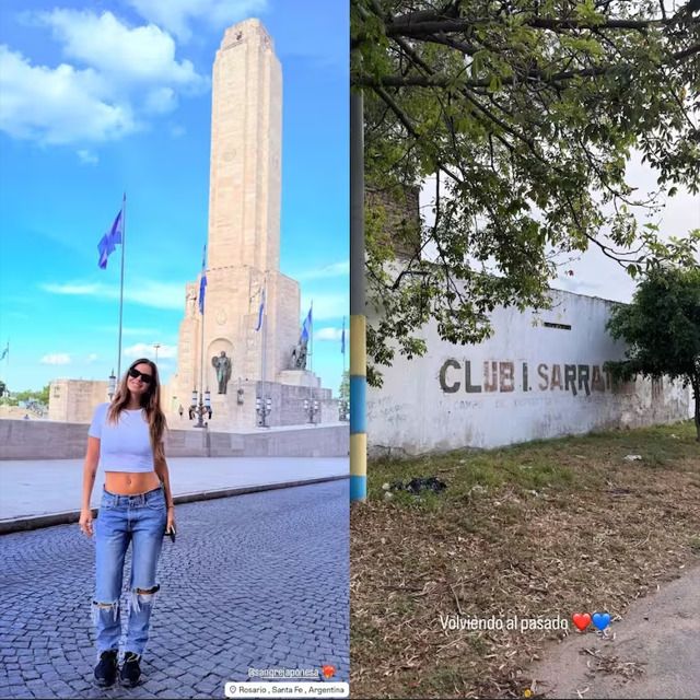 China Suárez posando en Rosario