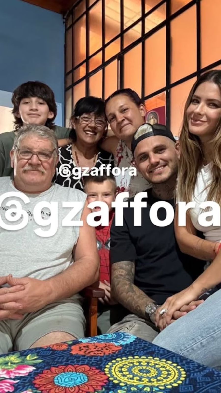 Mauro Icardi y su padre, Juan Carlos