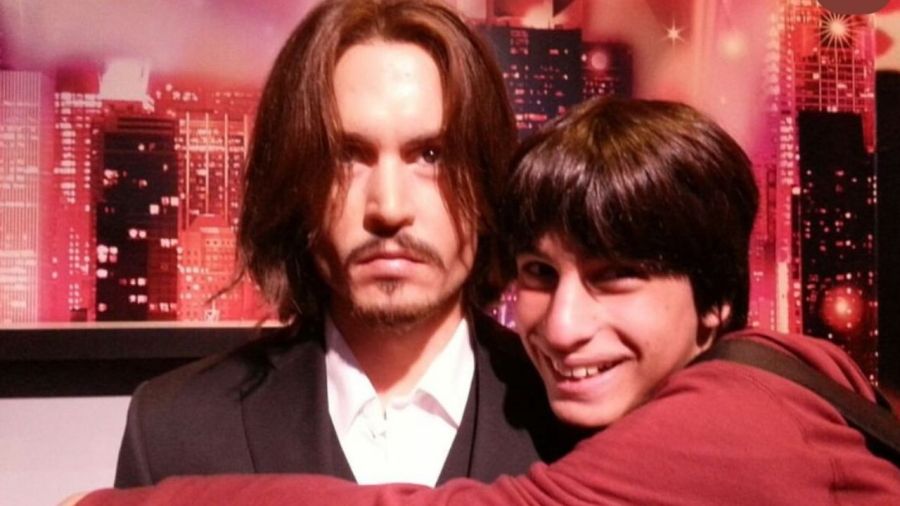 El hijo de Romina Yan, Franco Giordano, conoció a Johnny Depp