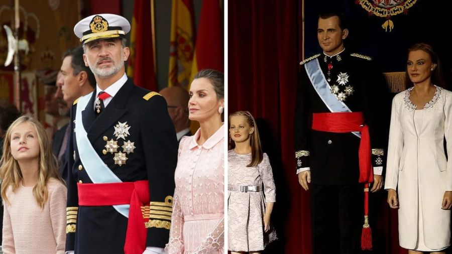 Leonor, Felipe VI y Letizia Ortiz