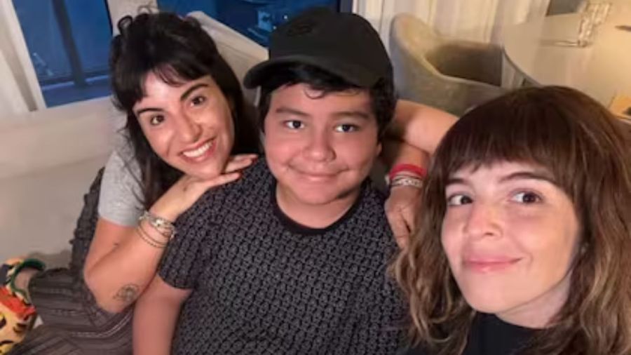 Gianinna, Dalma y Dieguito Fernando Maradona