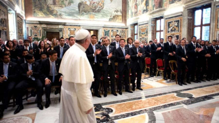 El encuentro entre el Papa Francisco y Lionel Messi