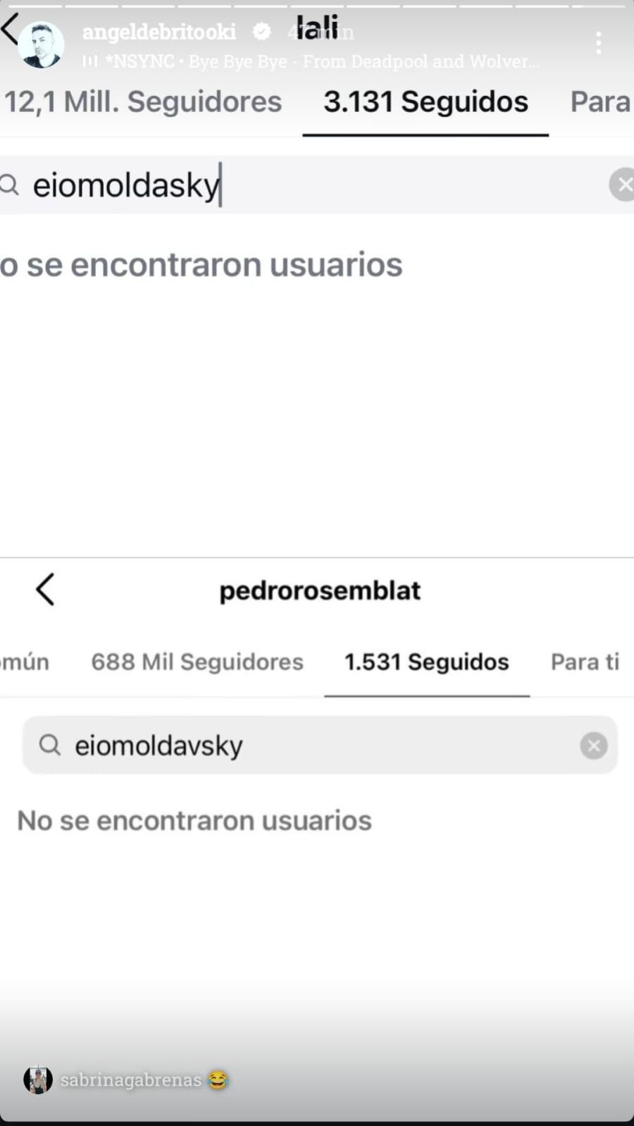 La letal respuesta de Lali y Rosemblat