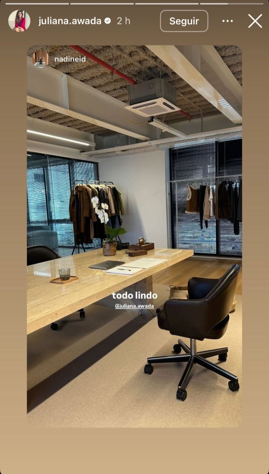 La oficina de Juliana Awada