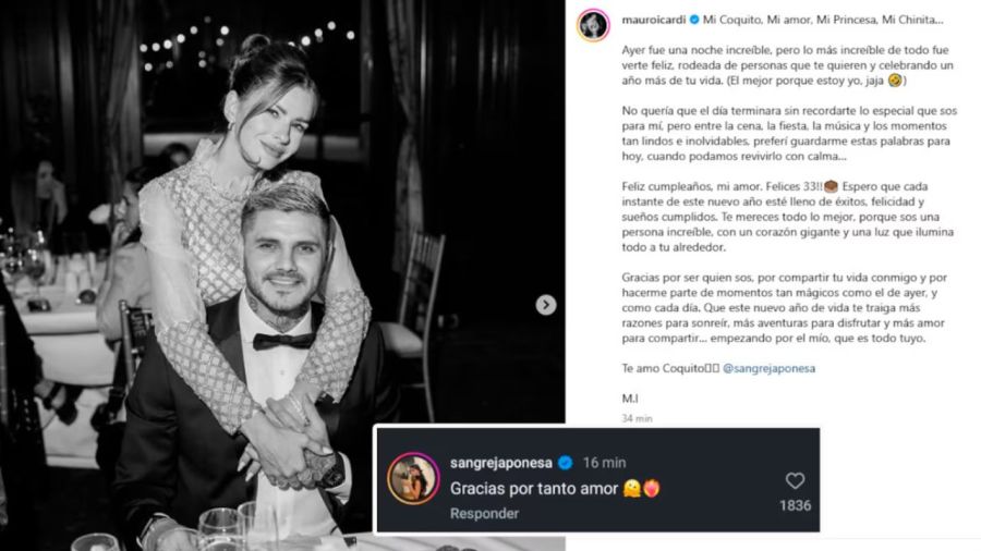 El nuevo apodo que Mauro Icardi le puso a la China Suárez