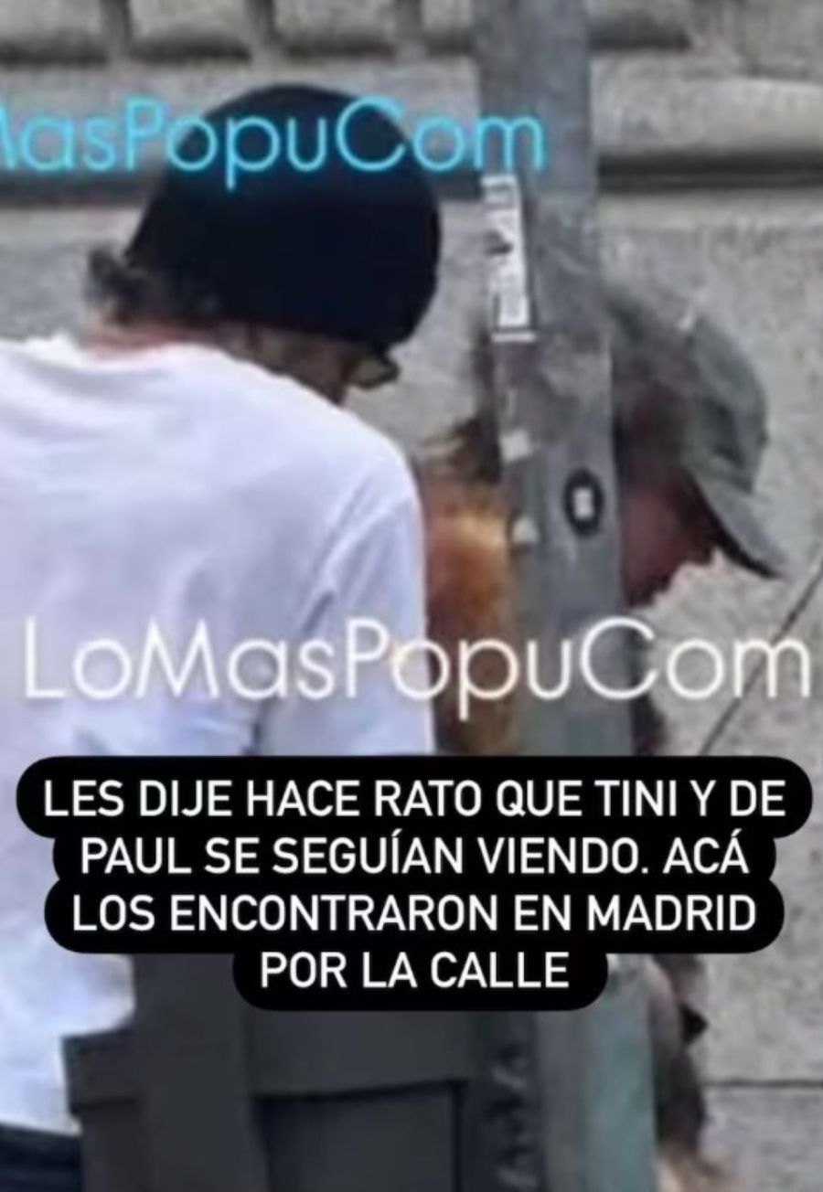 Rodrigo De Paul y Tini Stoessel