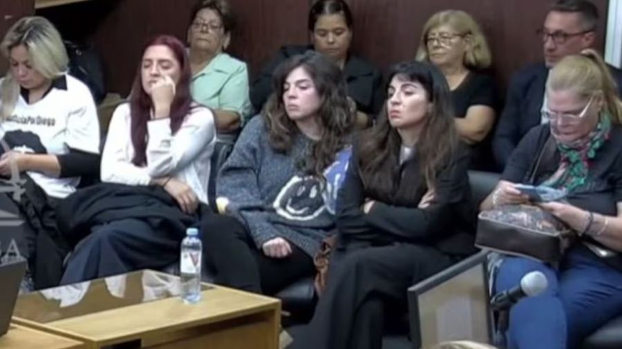Gianinna, Dalma y Jana Maradona en el juicio por la muerte de Diego