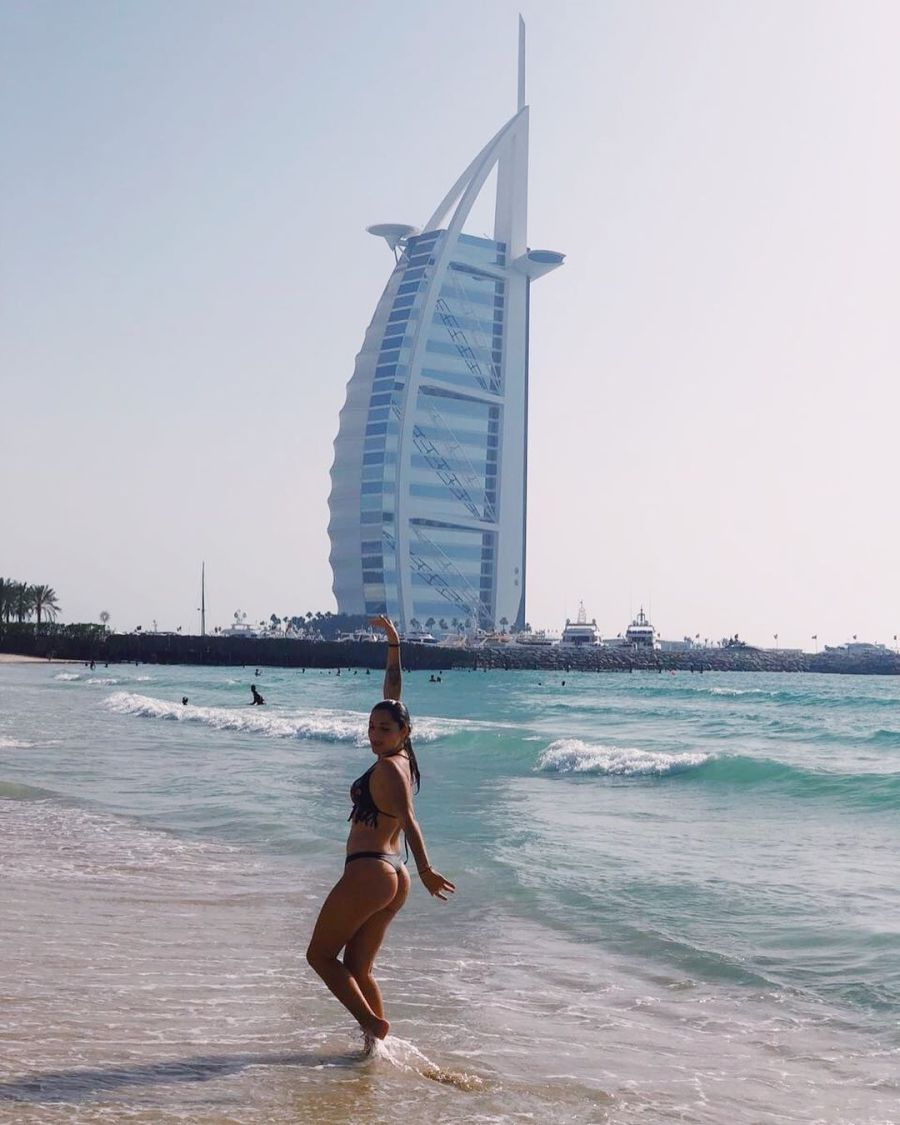 Jana Maradona en Dubai