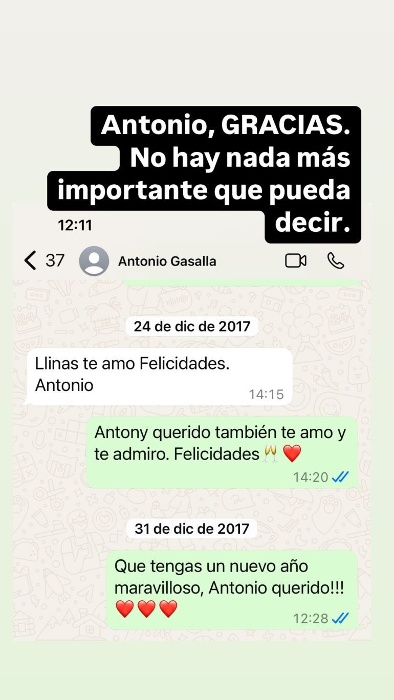 El último mensaje de Antonio Gasalla a Verónica Llinás