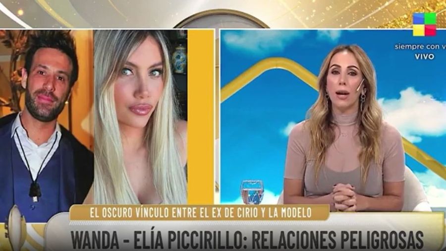 Elías Piccirillo y Wanda Nara