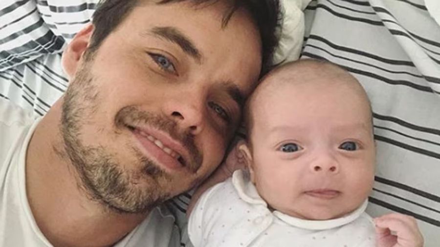 Benjamín Rojas y Rita, su hija.