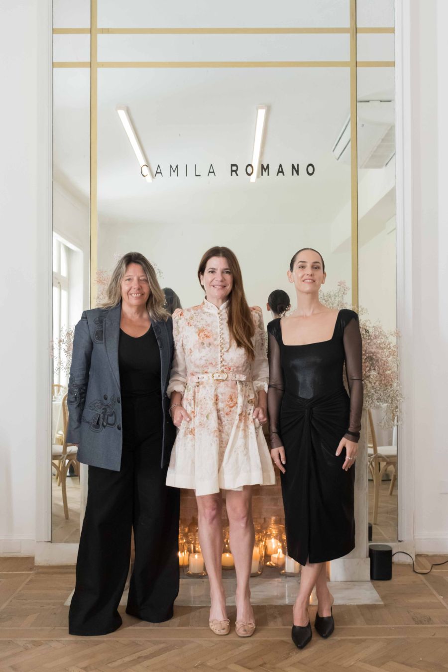 María Claudia Pedraye, Marisa Tenguerian y Camila Romano