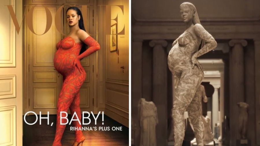 Primer embarazo de Rihanna en la Met Gala 2022