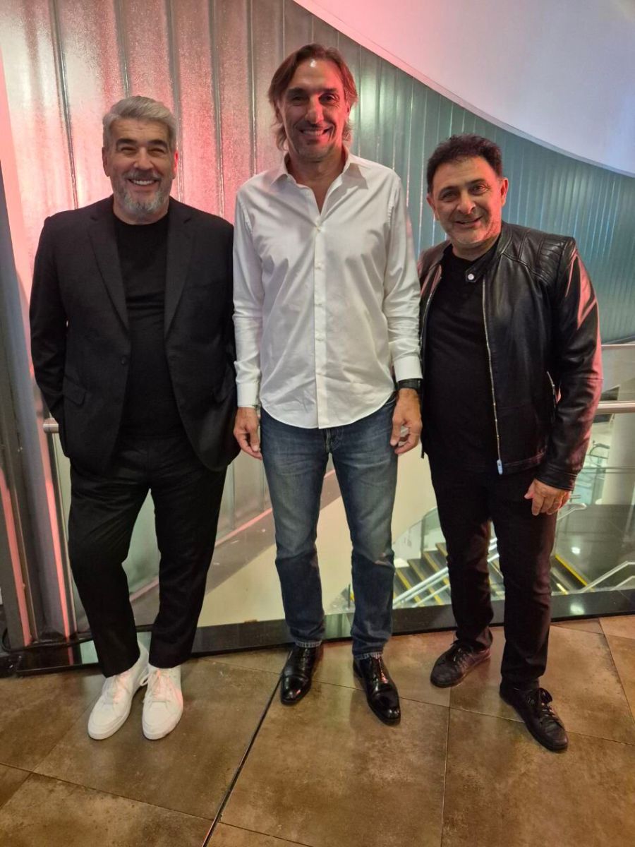 Diego Fucks, Rolando Schiavi y Leonardo Astrada
