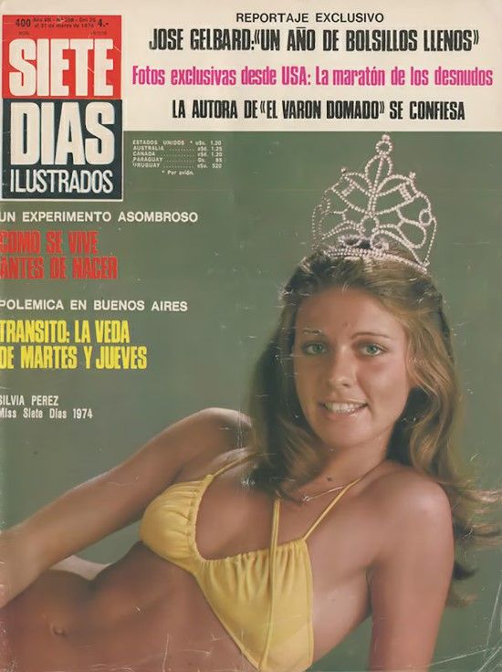 Silvia Pérez, Miss Siete Días