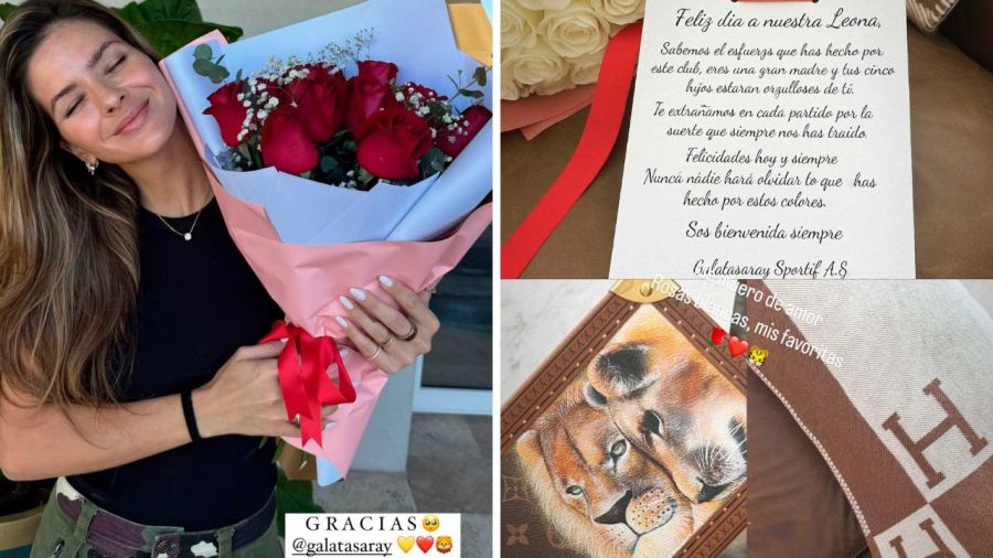 Regalo del Galatasaray a China Suárez y, de años anteriores, a Wanda Nara