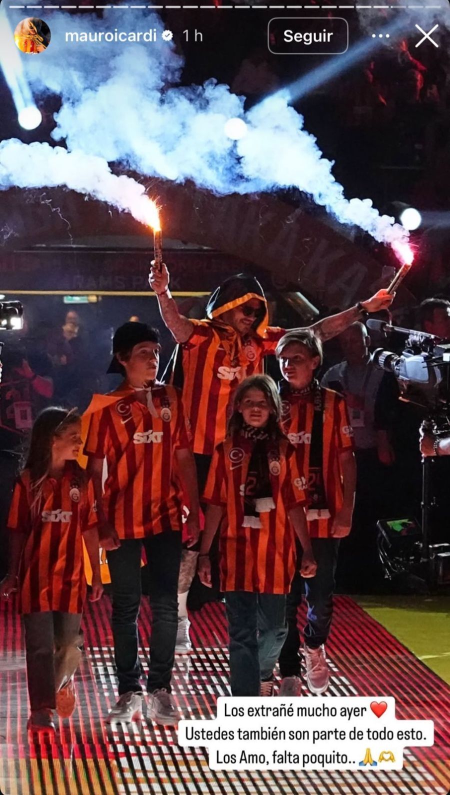 Mauro Icardi e hijos
