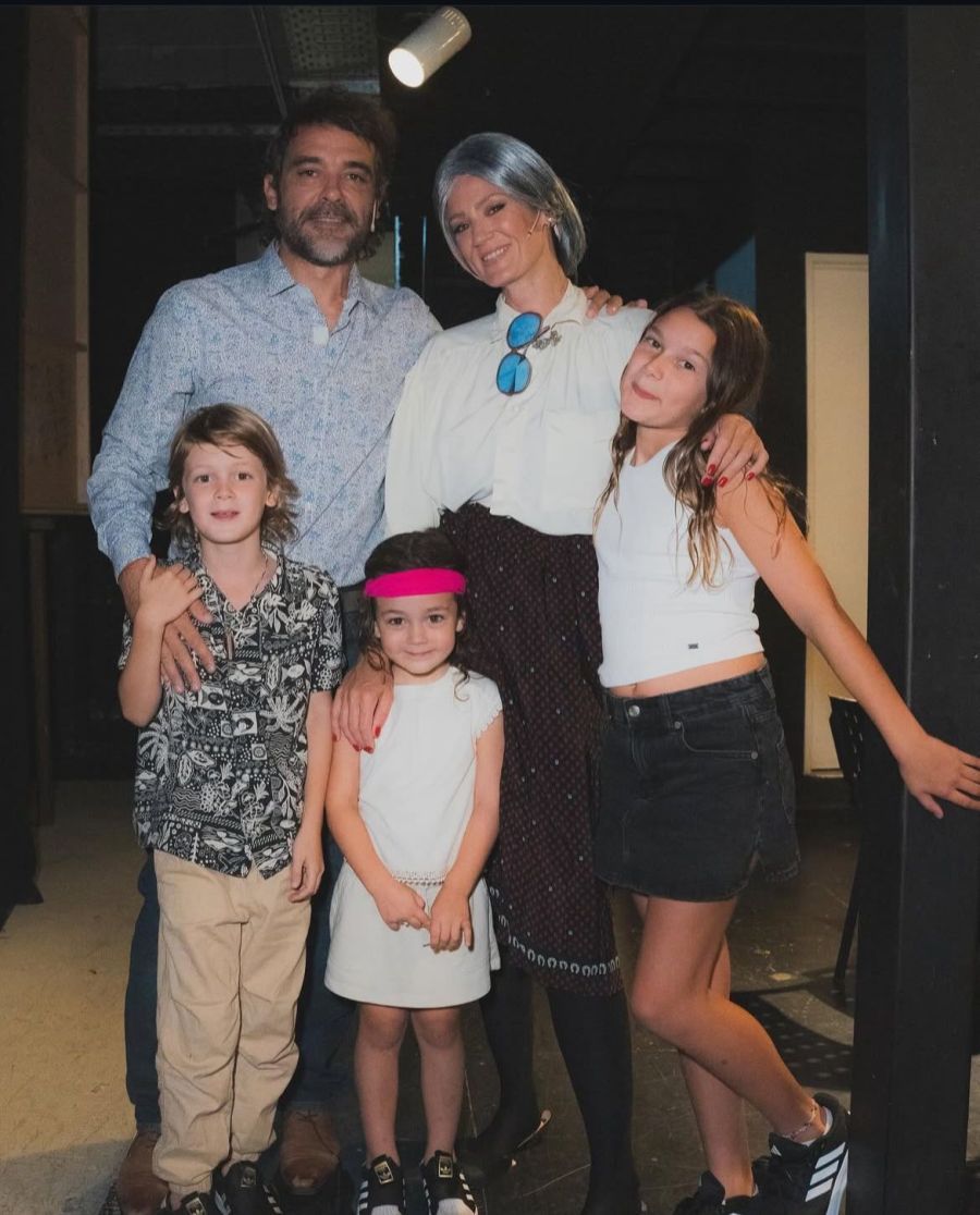 Paula, Pedro, Olivia, Baltazar y Filipa
