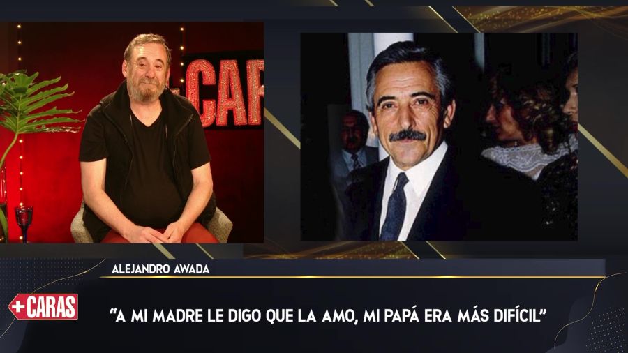 Alejandro Awada y su padre