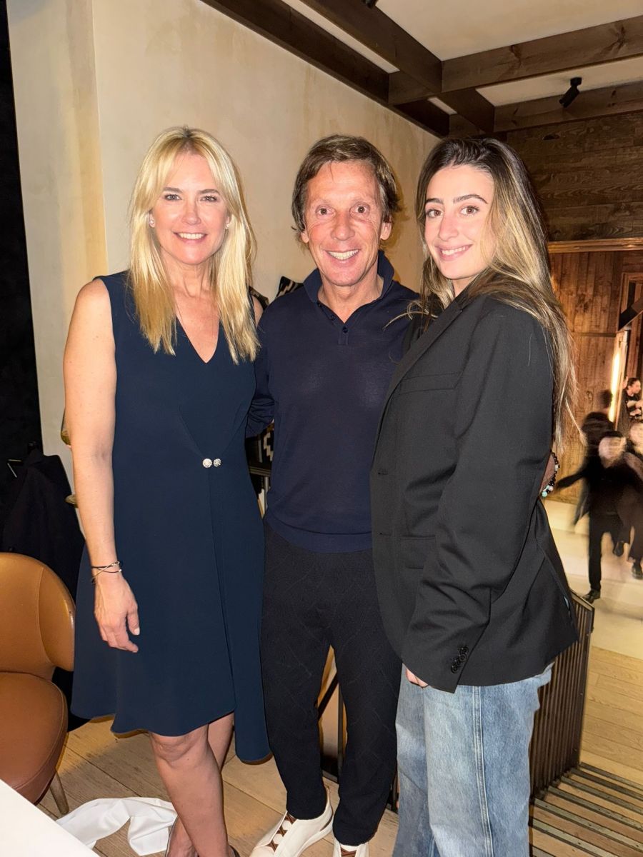 Valeria Mazza, Alejandro Gravier y Valentina Barbier