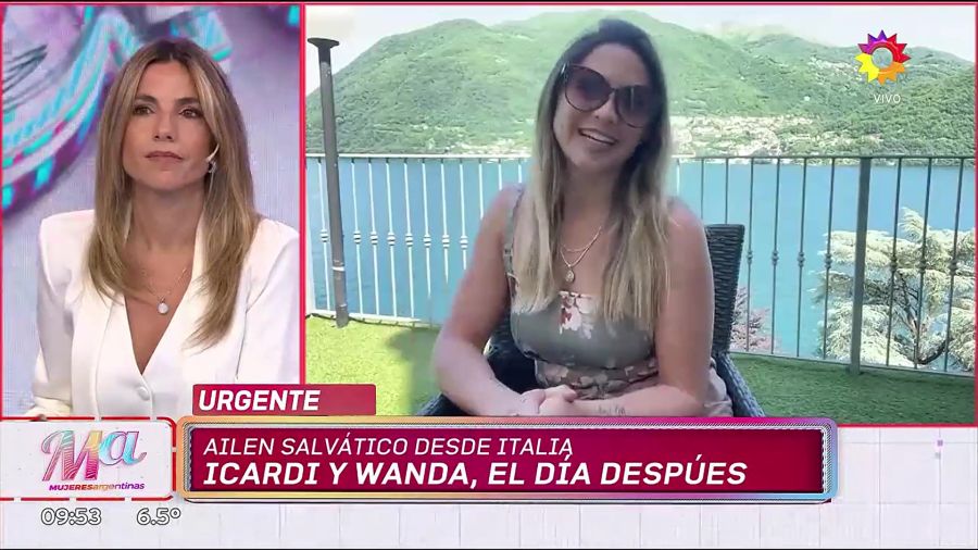 Wanda Nara escrachada por Ailen Salvático