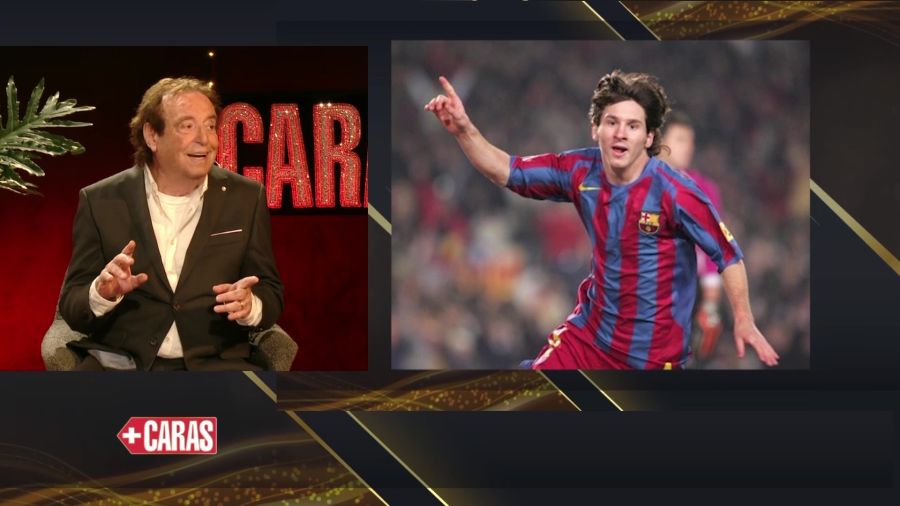 Dyango y Lionel Messi