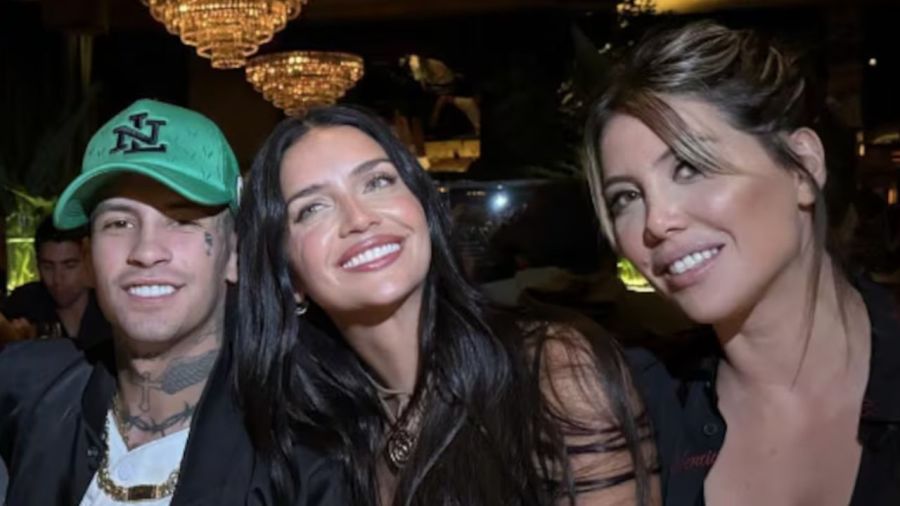 L-Gante, Zaira y Wanda Nara