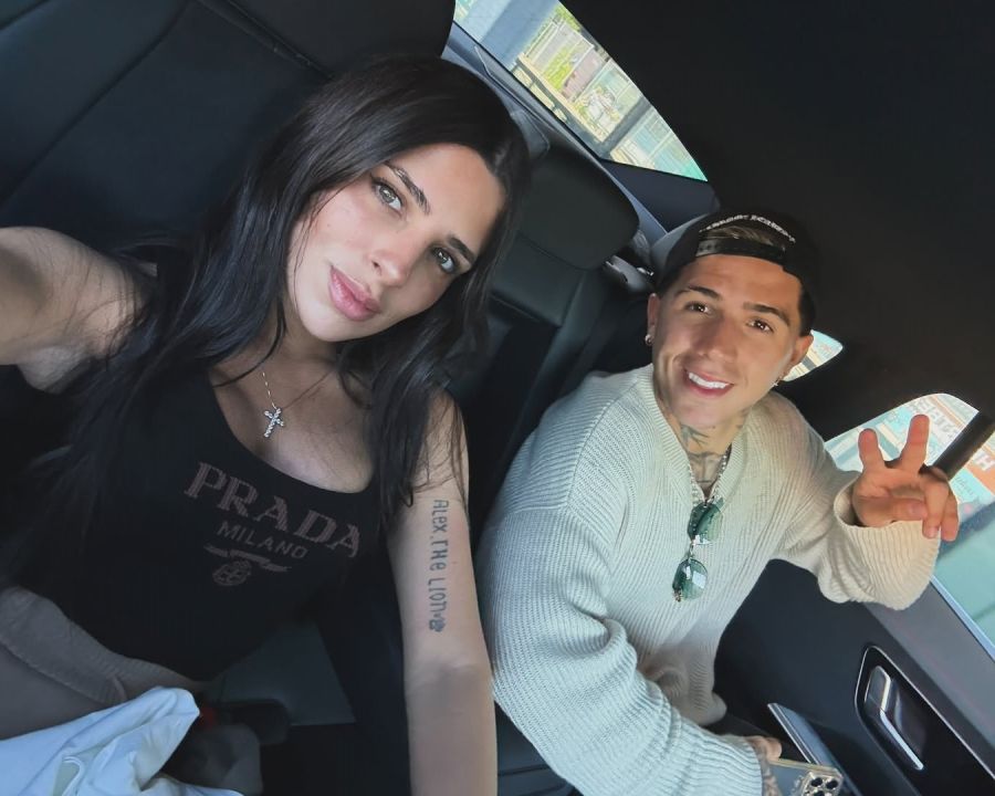 Valentina Cervantes y Enzo Fernández