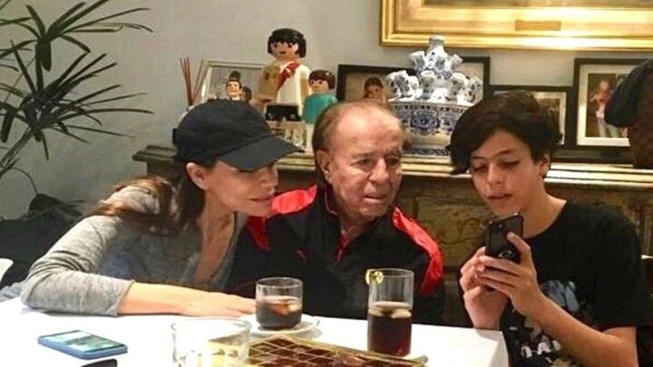 Zulemita, Carlos y Máximo Menem