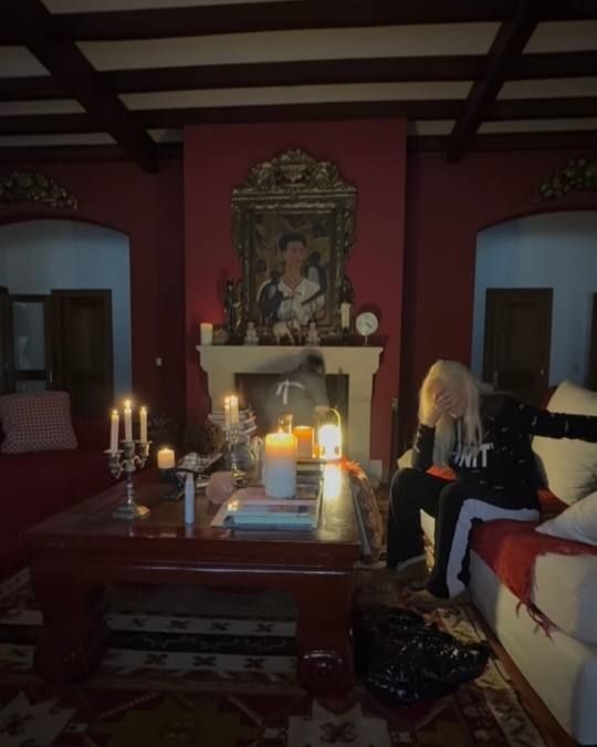 El living de Susana Giménez