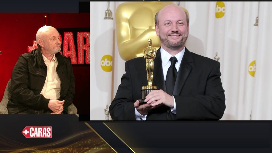 Juan José Campanella con el Oscar