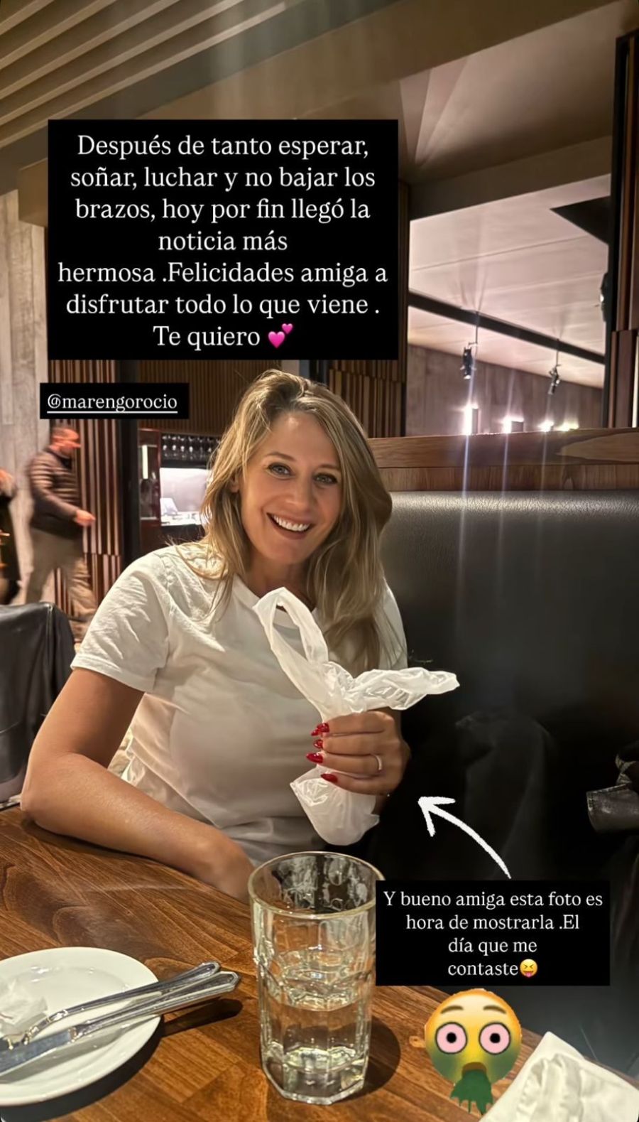 El día que Mica Viciconte se enteró del embarazo de Rocío Marengo