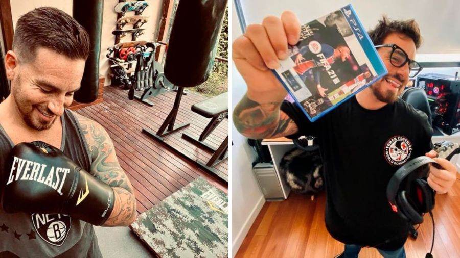 El gimnasio y rincón gamer de Fede Bal