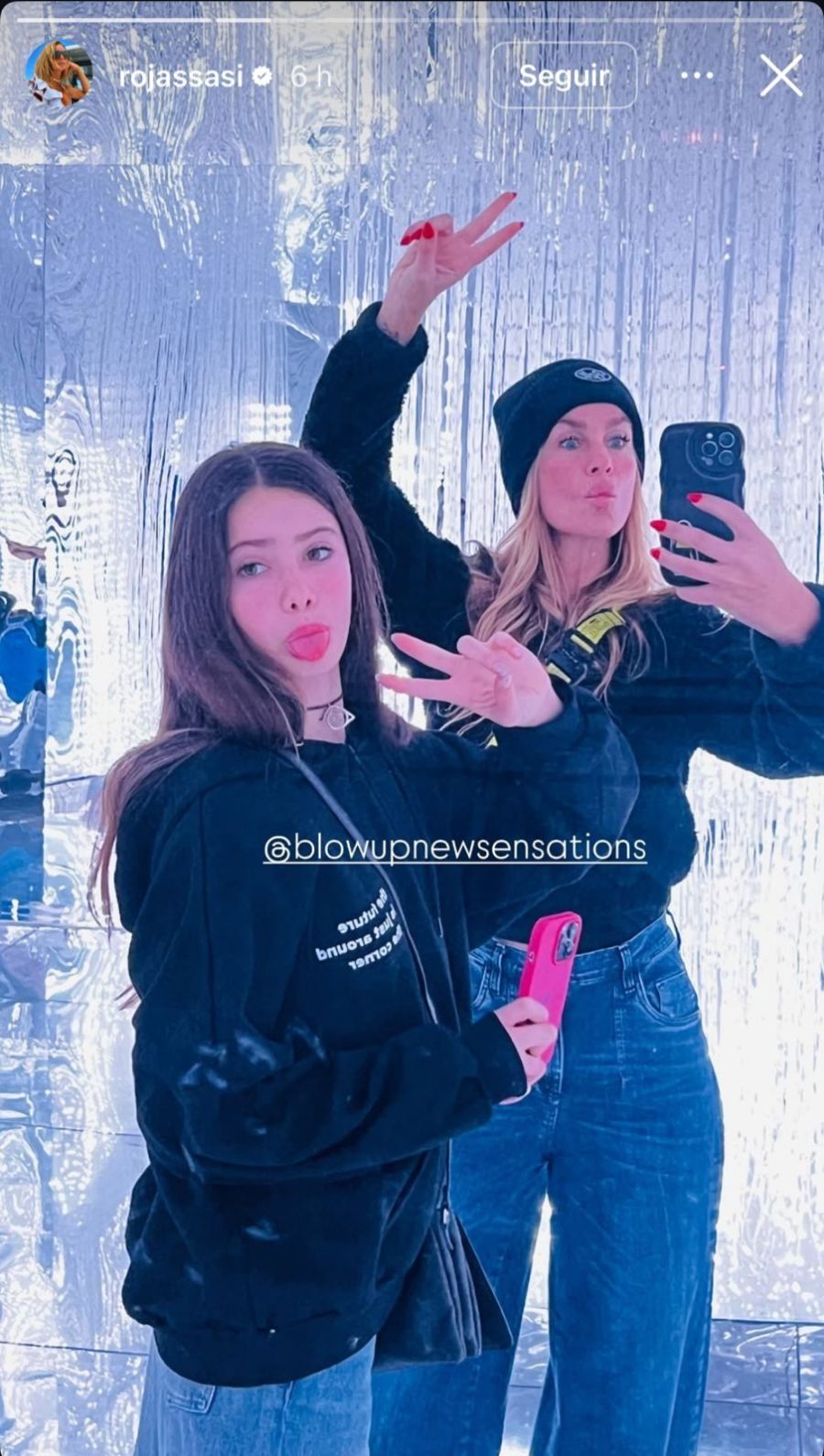 El look matchy de Sabrina Rojas y Esperanza Castro