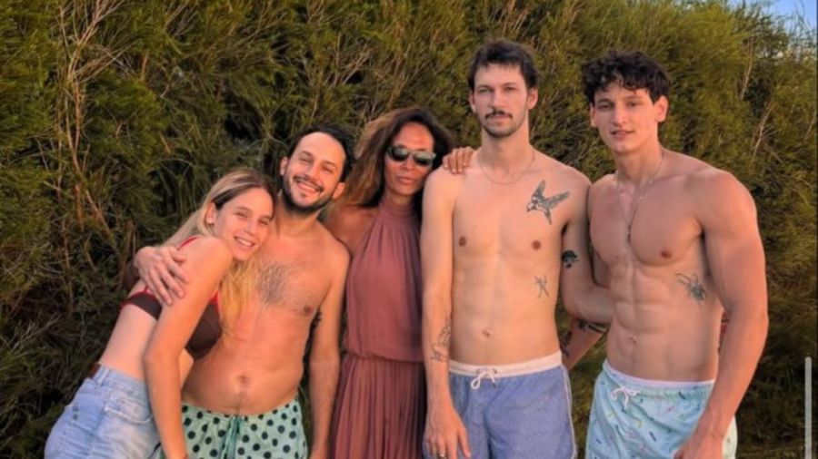 Ana Paula e hijos