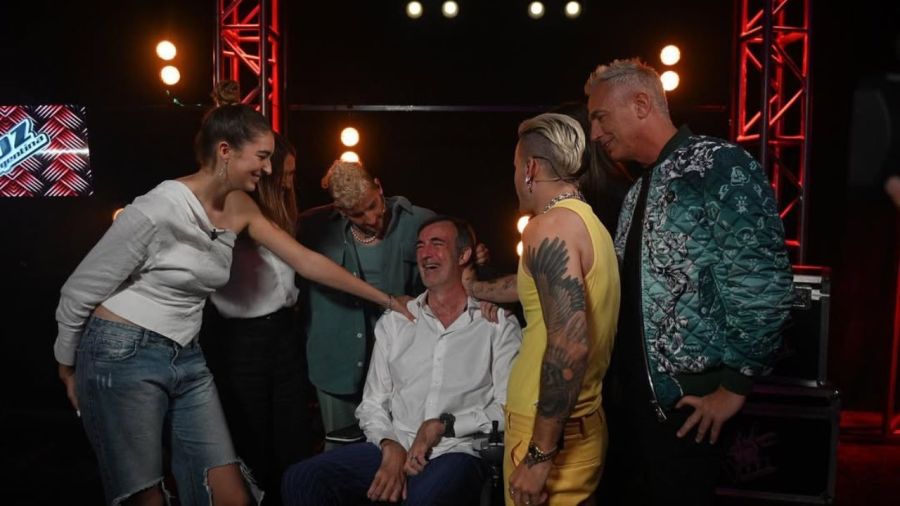Margarita en La Voz 2022 junto a su familia