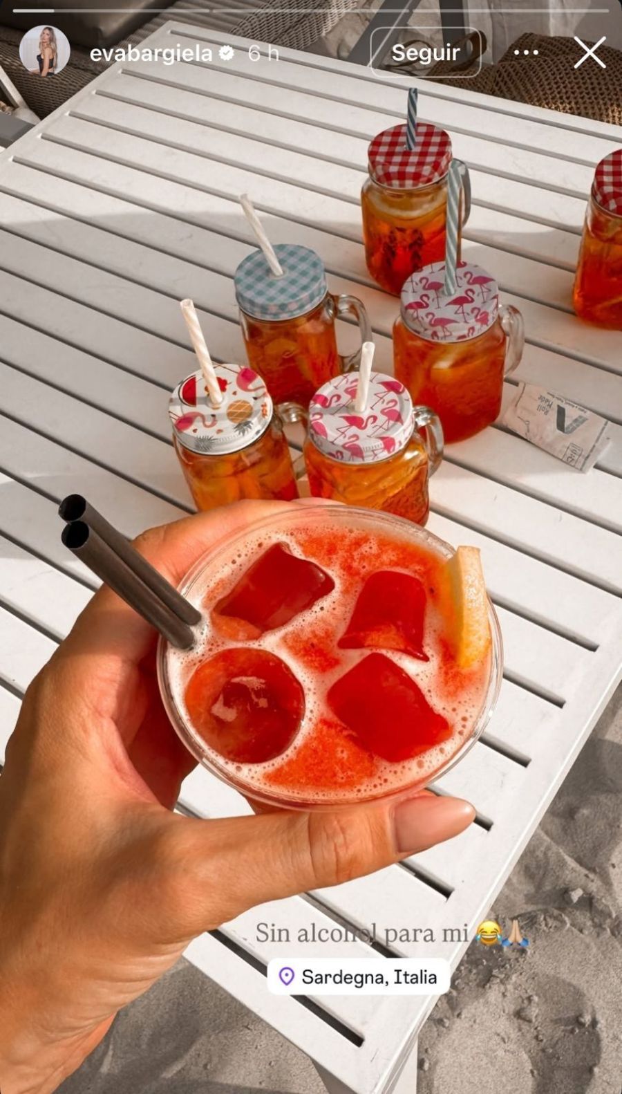 El cocktail sin alcohol de Eva