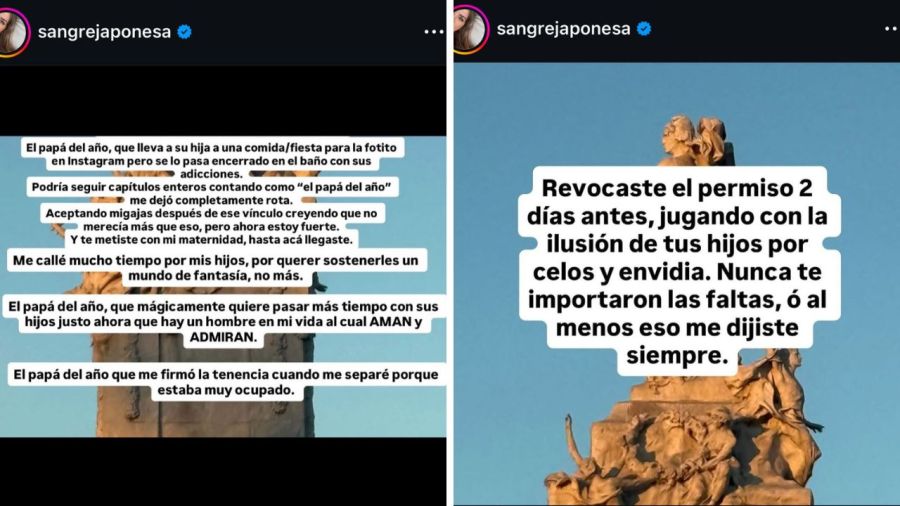 Descargo de la China Suárez en Instagram