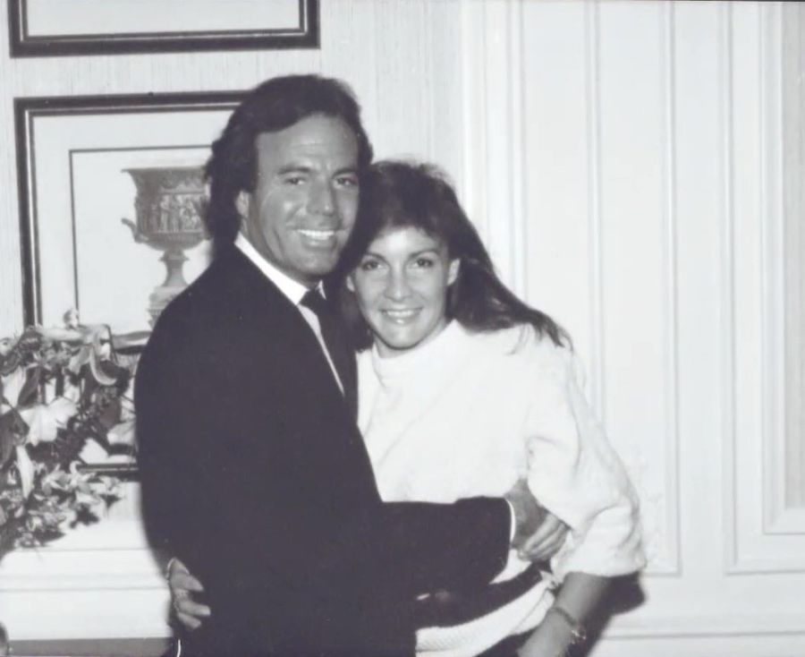 Mónica Gonzaga y Julio Iglesias