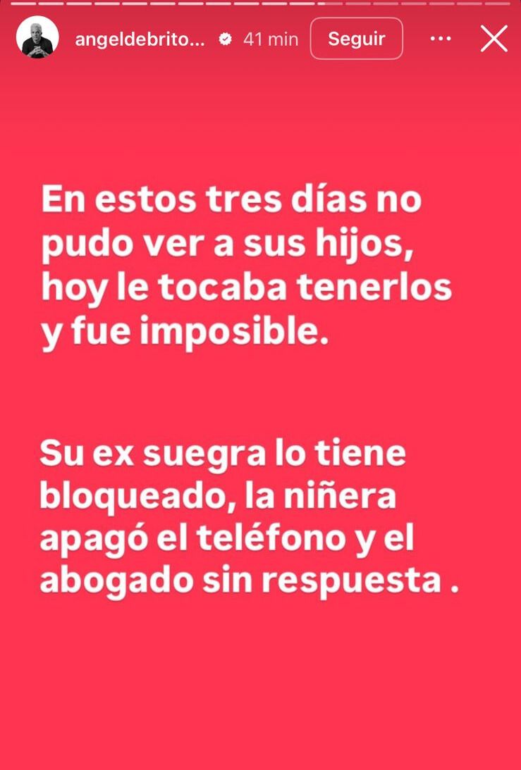 Ángel de Brito sobre Benjamín Vicuña y sus hijos
