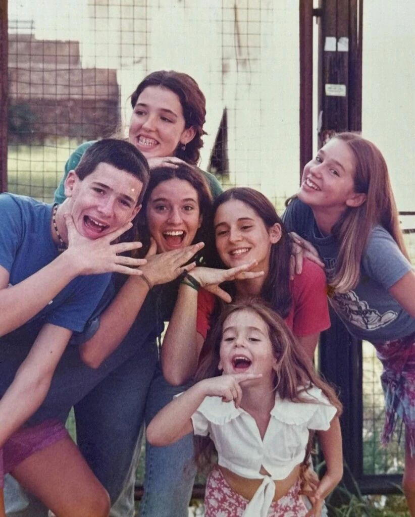 Griselda y hermanos en su juventud