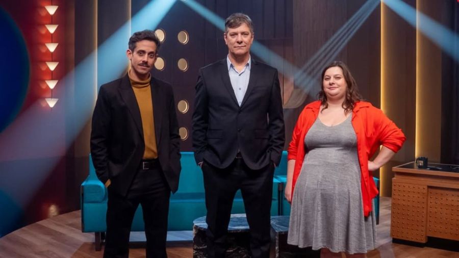 Agustín Aristarán, Mario Pergolini y Laila Roth en Otro día perdido