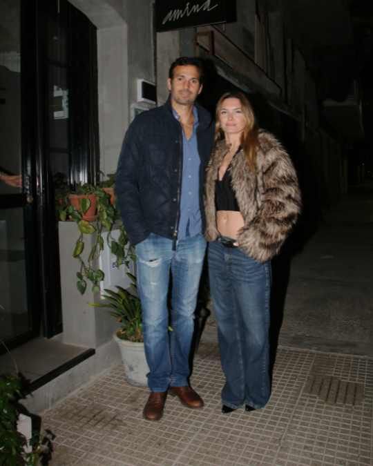 Sofía Zámolo y su esposo