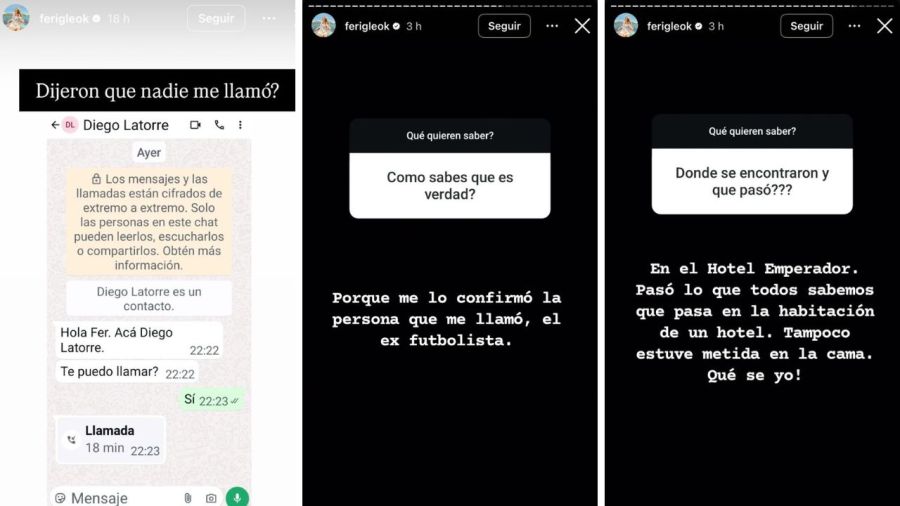 Las pruebas de Fernanda Iglesias
