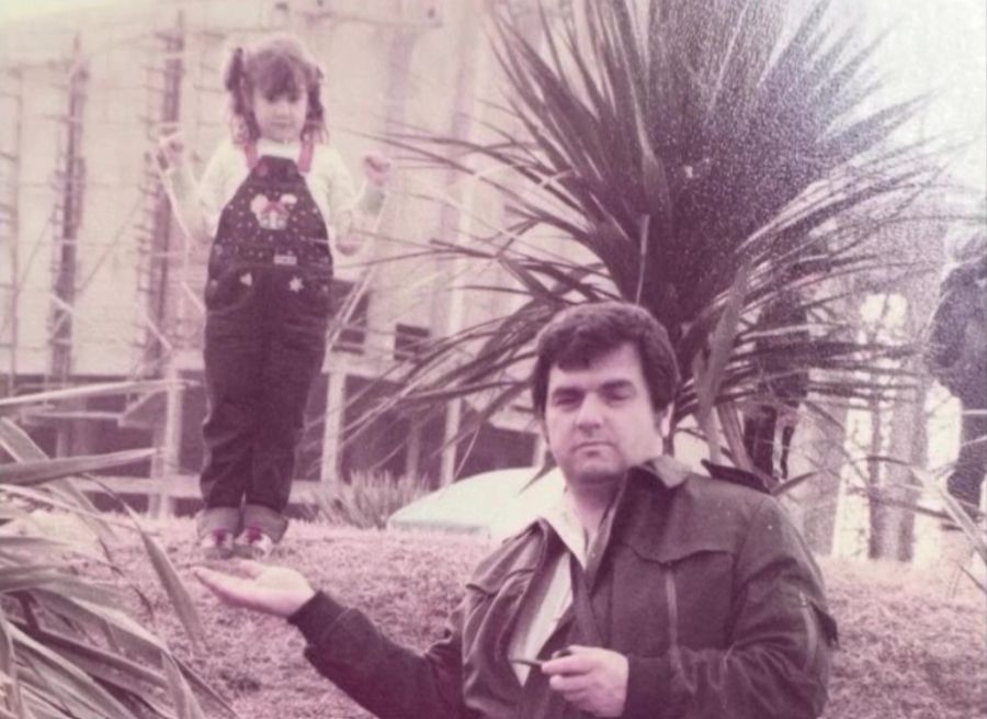 Dalia Gutmann y su papá, Ramón Gutmann