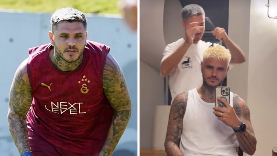 Mauro Icardi renovó su look