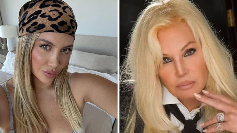 Wanda Nara y Susana Giménez