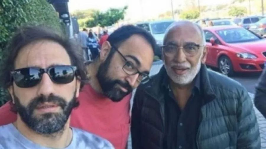 El Negro González Oro y sus hijos, Paulo y Agustín
