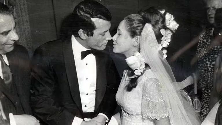El casamiento de Evangelina Salazar y Palito Ortega